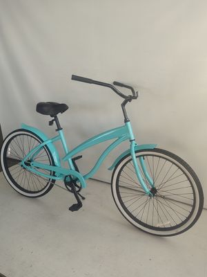 Cornice in alluminio da 26 pollici a motore ibrido da donna da beach cruiser 2024 senza ammortizzatore posteriore