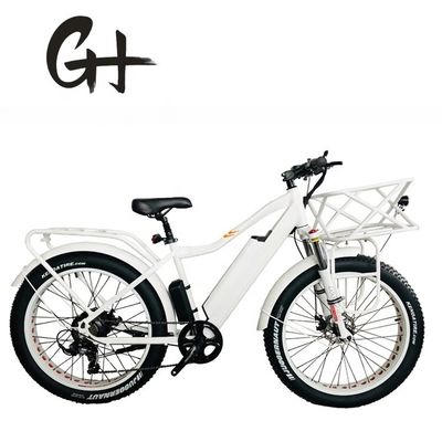 26&quot; 4.0 Big Snow Fat Tire Electric Bike con freno a disco e 1000W 48V 17AH Rear BaFang Motor
