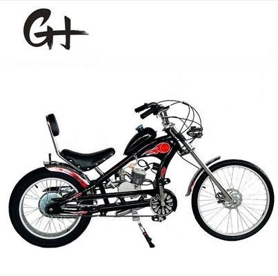 Cornice di bicicletta motorizzata a gas da 26 pollici con serbatoio di benzina e kit motore da 80cc
