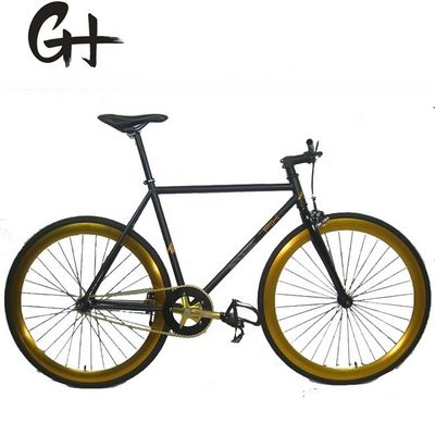 Forcella Materiale Acciaio 700C Hi-Ten Telaio OEM CE Mozzo Flip-Flop a velocità singola Bicicletta a scatto fisso