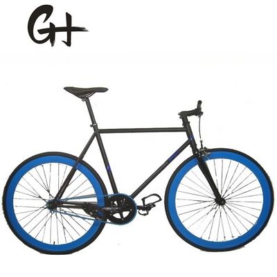 Forcella Materiale Acciaio 700C Hi-Ten Telaio OEM CE Mozzo Flip-Flop a velocità singola Bicicletta a scatto fisso