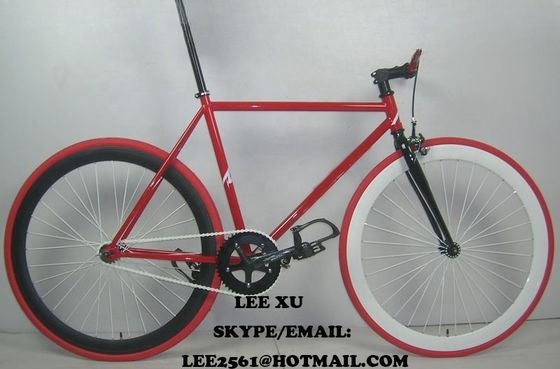 Forcella Materiale Acciaio 700C Hi-Ten Telaio OEM CE Mozzo Flip-Flop a velocità singola Bicicletta a scatto fisso