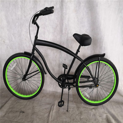 26 pollici Fuso di alluminio 3 velocità Beach Cruiser Bicicleta per adulti caldi Stretch Chopper Bike