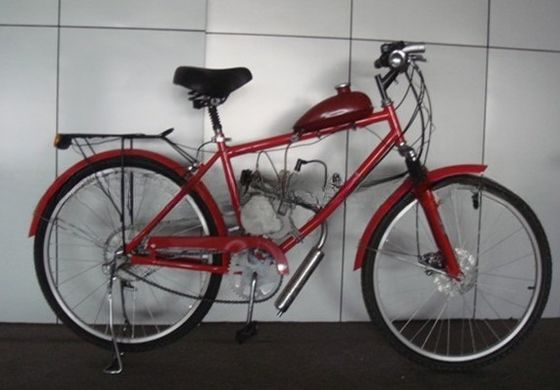 Bicicletta elettrica Beach Cruiser con motore da 50cc 2015 Modello telaio in acciaio elettrico incluso