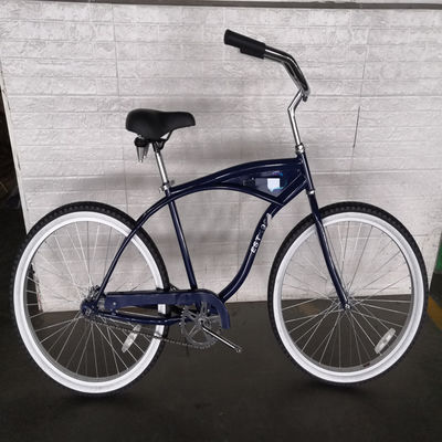 Big Logo Adulti 26 pollici Single Speed Beach Cruiser Bicicleta con opzione di portabici anteriore