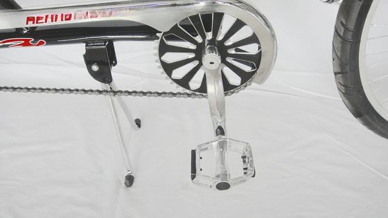 Chopper Bike Black Low Rider Fashion Bike con freno a disco F R V-Brake Technology