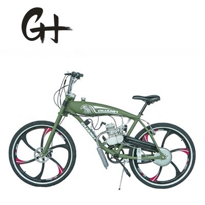 26&quot; Mag Wheel Racing Motorcycle con motore a 2 tempi da 80cc 35KM/h Velocità massima 3L Serbatoio interno