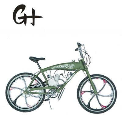 26&quot; Mag Wheel Racing Motorcycle con motore a 2 tempi da 80cc 35KM/h Velocità massima 3L Serbatoio interno