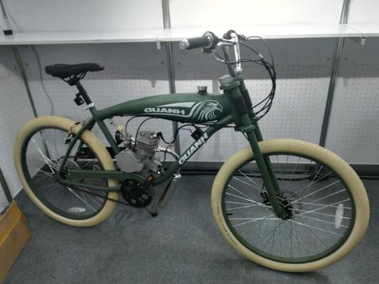 26&quot; Mag Wheel Racing Motorcycle con motore a 2 tempi da 80cc 35KM/h Velocità massima 3L Serbatoio interno