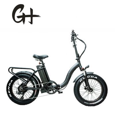 Motore da 1000W 48V 14AH Step Through elettrico donna donna pieghevole gomma da neve grassa bici 20 pollici