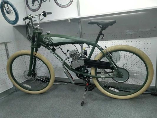 26&quot; Mag Wheel Racing Motorcycle con motore a 2 tempi da 80cc 35KM/h Velocità massima 3L Serbatoio interno
