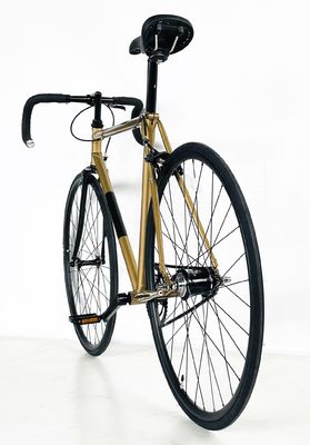 OEM Color 700C Lugged Frame Fixie Gear Bicicleta con parti in alluminio e telaio in acciaio