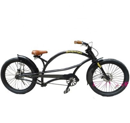Cerchiera in alluminio 24&quot;x3.0 CE American Long Hi-Ten Steel Frame Chopper Beach Cruiser Bicicleta