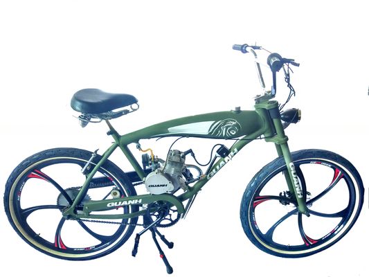 80cc Gas Bike Motorized Bicycle Chopper Fork 40-60km/h Max. Velocità 2 tempi o 4 tempi