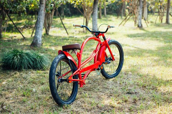 Cerchiera in alluminio 24&quot;x3.0 CE American Long Hi-Ten Steel Frame Chopper Beach Cruiser Bicicleta