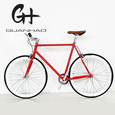 CE certificato 700C 4130 CR-MO Cornice in acciaio Bicicletta a marcia fissa con sistema di frenatura a calibro