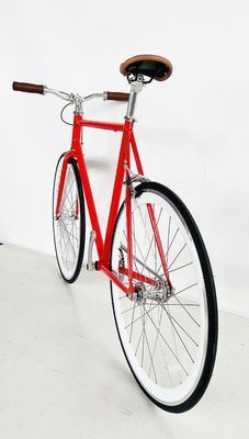 CE certificato 700C 4130 CR-MO Cornice in acciaio Bicicletta a marcia fissa con sistema di frenatura a calibro