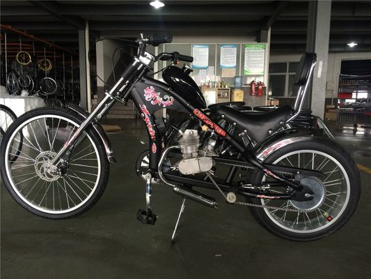26 Inch Cruiser Motorcycle Bicicleta con 4 tempi Motore a gas Motore a benzina Kit V freno