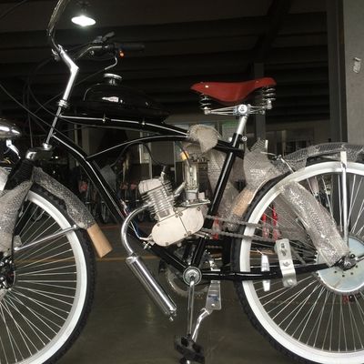 26 Inch Cruiser Motorcycle Bicicleta con 4 tempi Motore a gas Motore a benzina Kit V freno