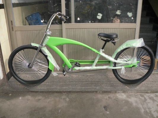 26-26 pollici Long Beach Cruiser Bicicleta con telaio in acciaio resistente e cerchio in alluminio