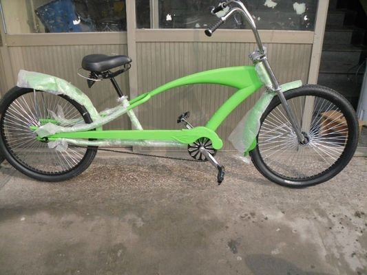 26-26 pollici Long Beach Cruiser Bicicleta con telaio in acciaio resistente e cerchio in alluminio
