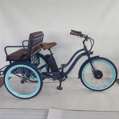 Bafang 750W triciclo elettrico a motore con gomma di grasso E tre ruote e sedile passeggeri