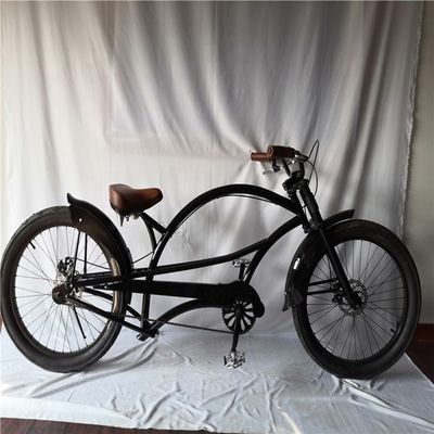 Fat Tire 26&quot; Beach Cruiser Bike estesa con telaio in acciaio e tecnologia dei freni a disco