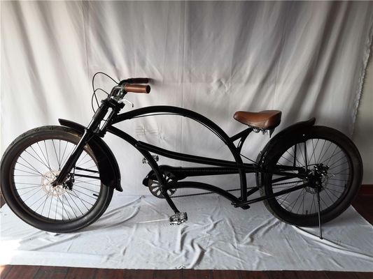 Fat Tire 26&quot; Beach Cruiser Bike estesa con telaio in acciaio e tecnologia dei freni a disco