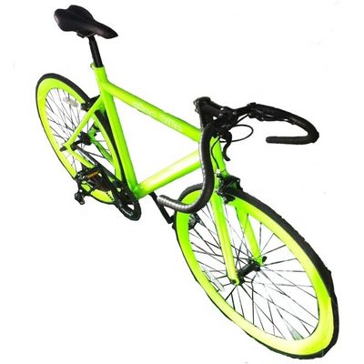 Colore 700C Verde Bicicleta a velocità fissa con Neon Nights Vernice luminosa al buio
