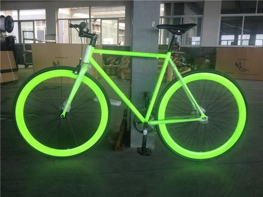 Colore 700C Verde Bicicleta a velocità fissa con Neon Nights Vernice luminosa al buio