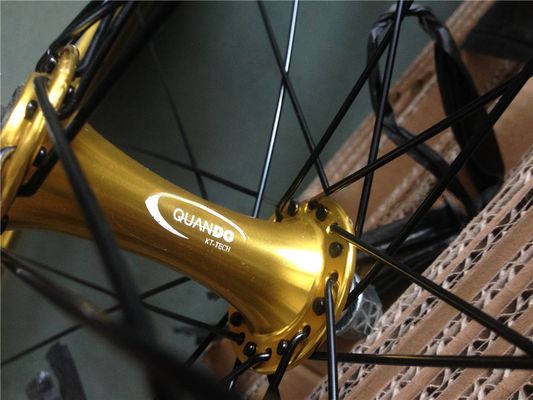 Set di ruote per biciclette a marcia fissa 700C personalizzato con colore Pantone e buco a spigoli 32-40H