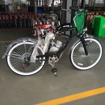 26 pollici Cruiser Bicicletta Motore a benzina Motore a bicicletta Motore a 2 tempi 50cc Dislocamento