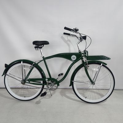 Materiale di forcella in acciaio per adulti uomini single speed Beach Cruiser Bike 26 pollici per la promozione