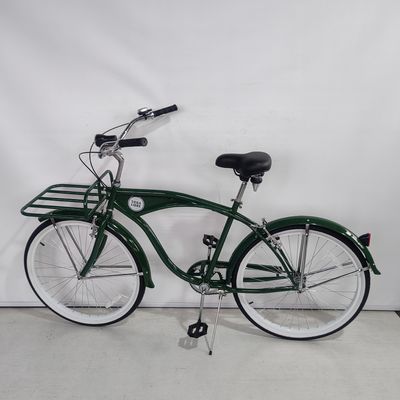 Materiale di forcella in acciaio per adulti uomini single speed Beach Cruiser Bike 26 pollici per la promozione