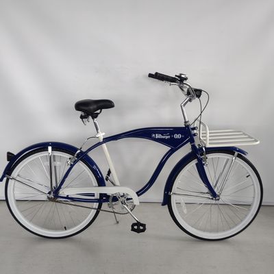 Materiale di forcella in acciaio per adulti uomini single speed Beach Cruiser Bike 26 pollici per la promozione