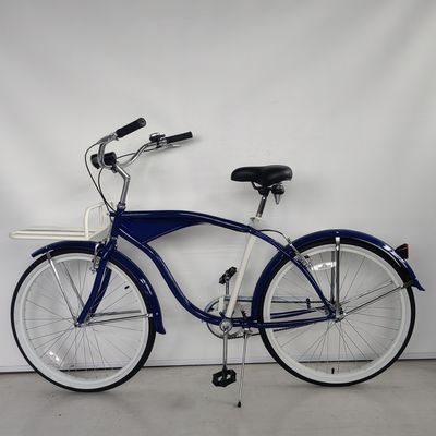 Materiale di forcella in acciaio per adulti uomini single speed Beach Cruiser Bike 26 pollici per la promozione