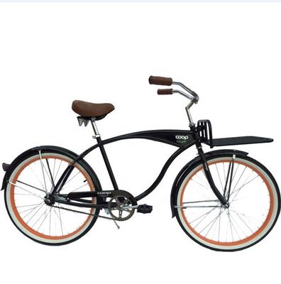 Bicicleta da spiaggia per adulti in colore verde con freno posteriore