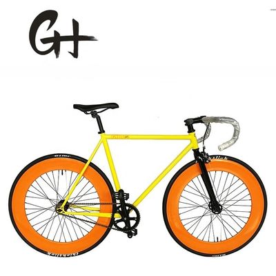 Approvata CE 700C 80MM Grande cerchio colorato single velocità Fixed Gear Bike con 1.6m Stem di lega