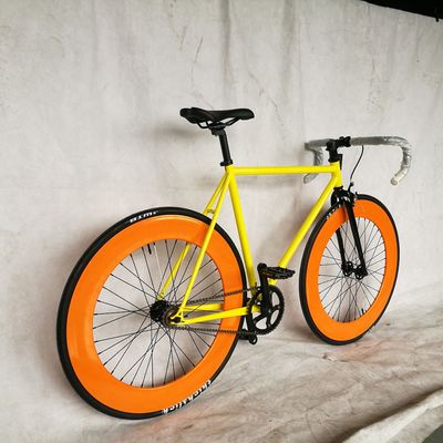 Approvata CE 700C 80MM Grande cerchio colorato single velocità Fixed Gear Bike con 1.6m Stem di lega