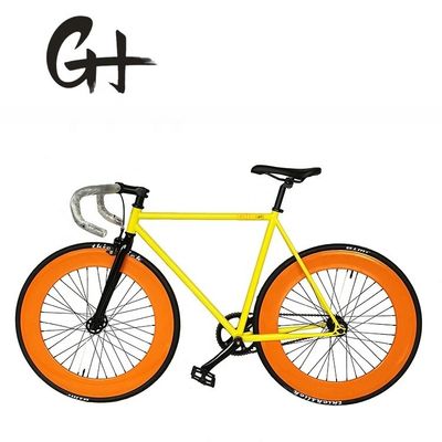 Approvata CE 700C 80MM Grande cerchio colorato single velocità Fixed Gear Bike con 1.6m Stem di lega