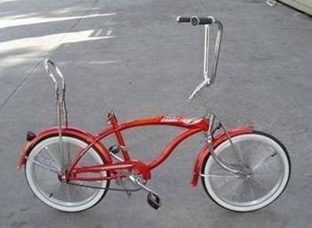 Forchetta in acciaio 20 pollici Adulto Nero Colore Bambini Sport Goods Bambini Beach Cruiser Lowrider Bike