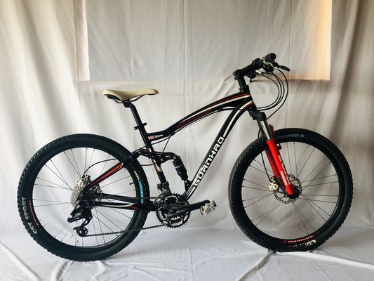 26&quot; OEM personalizzato USA CE Uomini adulti 24 velocità di alluminio Full Suspension Mountain Bike