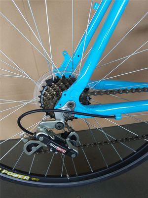 Nero Colore 21 Velocità Doppio V Freno Fitness Corsa Bicicleta su strada Personalizza Logo per Uomini