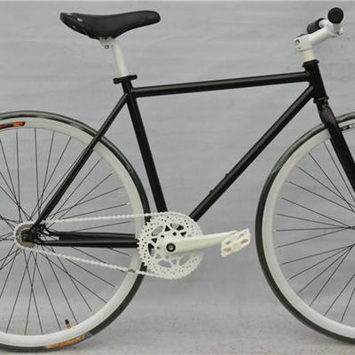 Steel Fork GHBIKE 700c Fixie Bike Fixed Gear Bike con catena KMC e bellissimo design
