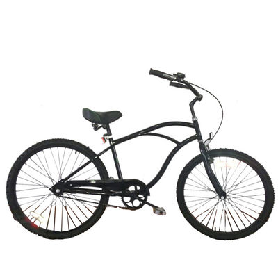 26&quot; uomo stile adulto Beach Cruiser Bike con monoposto monoposto freno e telaio rigido