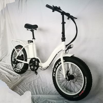 Alta velocità 48V 1000W Fat Tire 4.0 Snow Tire Electric Folding Bike con Shimano 7 velocità