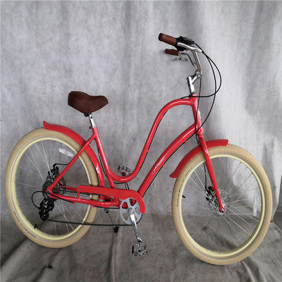 26 pollici Custom Stretch Single Speed Foot Brake Beach Cruiser Bike con pedale ordinario