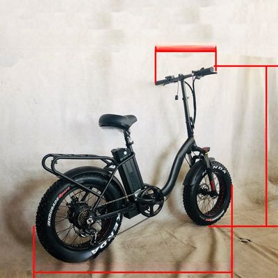 Alta velocità 48V 1000W Fat Tire 4.0 Snow Tire Electric Folding Bike con Shimano 7 velocità