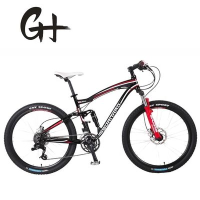 7005 Cornice in alluminio 24S Shimano Altus 3x8 Velocità Full Suspension Mountain Bike 17KG