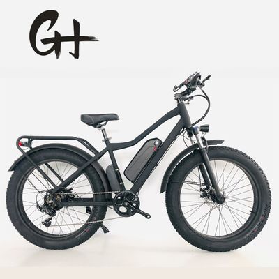 Freno a disco 750W 48V Batteria al litio Adult E Bike Fat Tire Electric Bike 26 pollici con velocità massima di 30-50Km/h